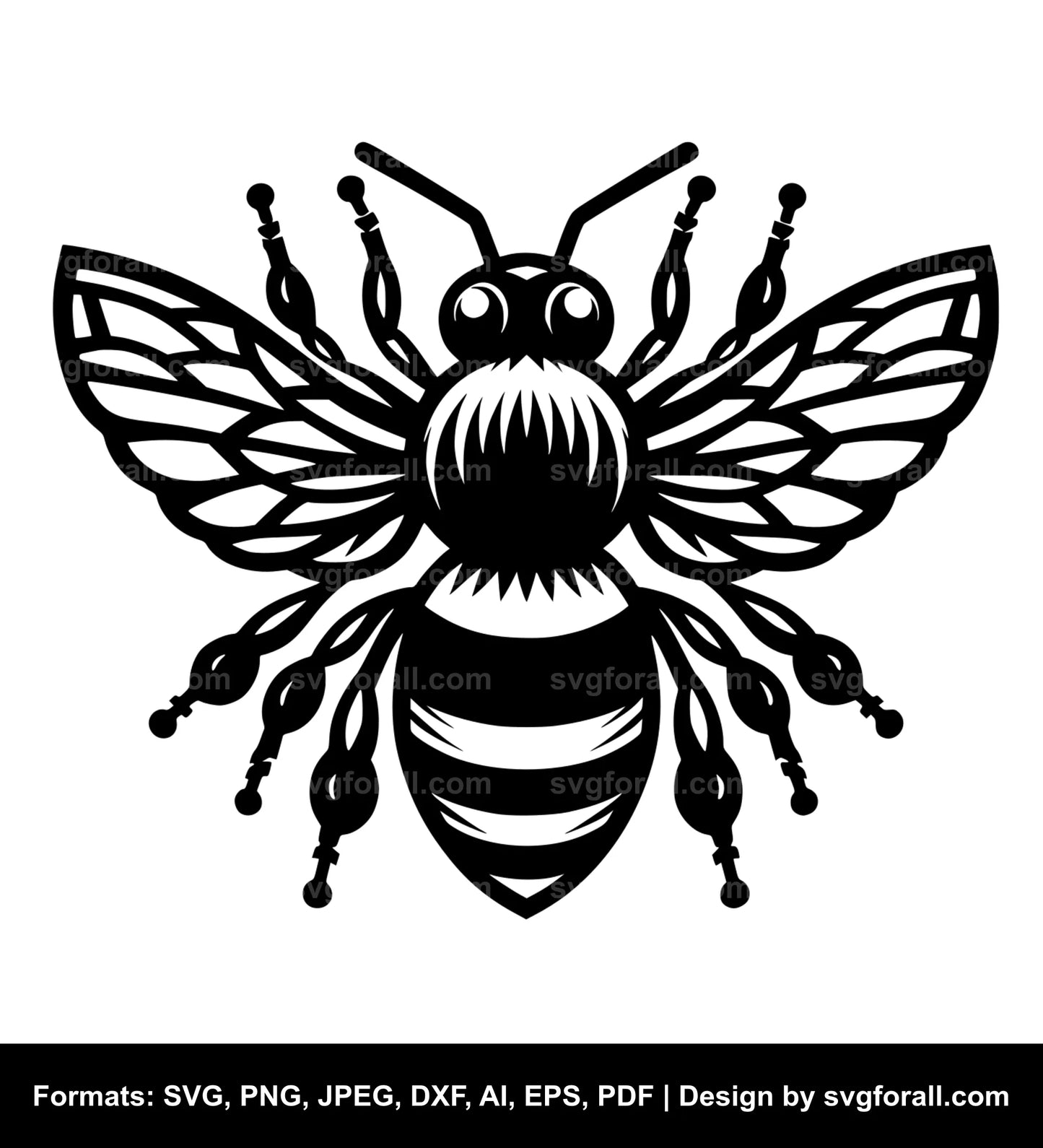 Bumble Bee Vector SVG
