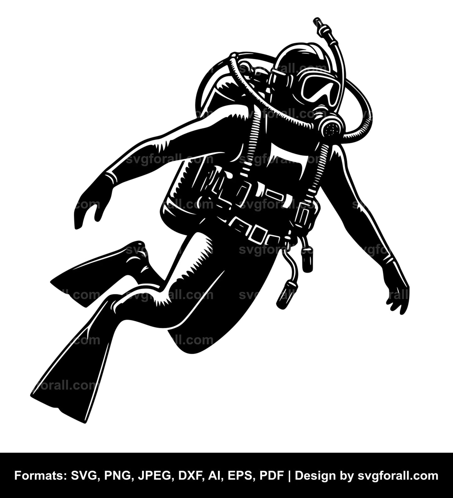 Diver Black SVG
