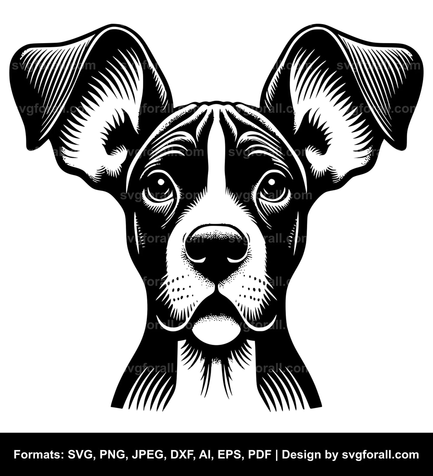 Dog Laser Cutting SVG