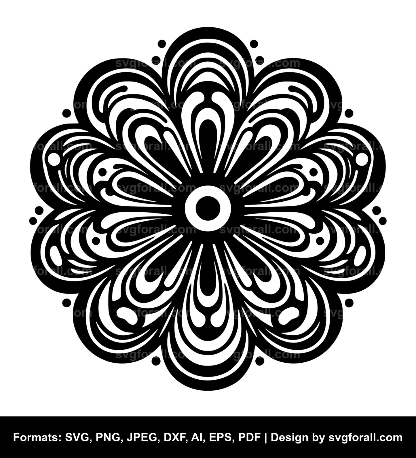 Groovy Flower SVG File
