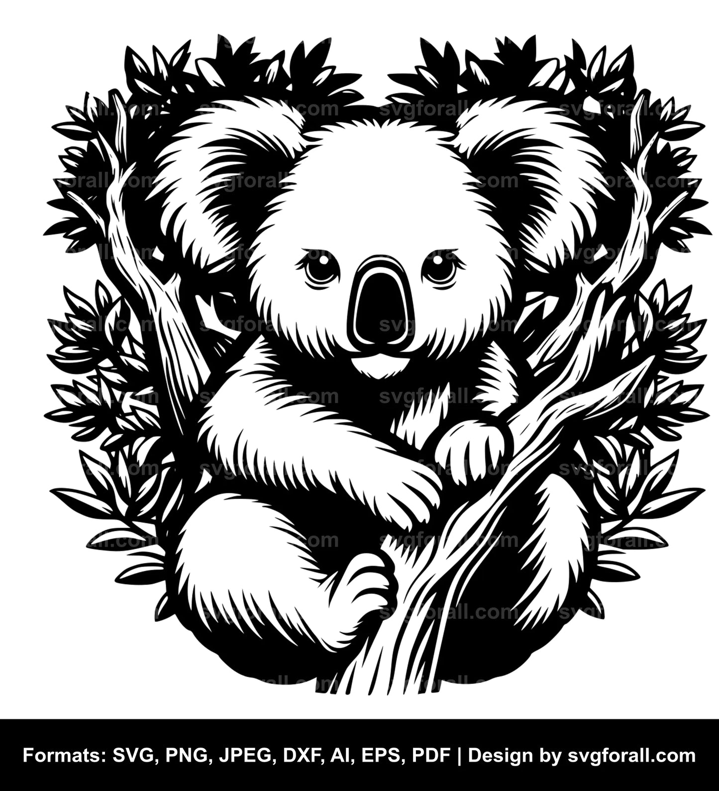 Koala SVG Clip Art