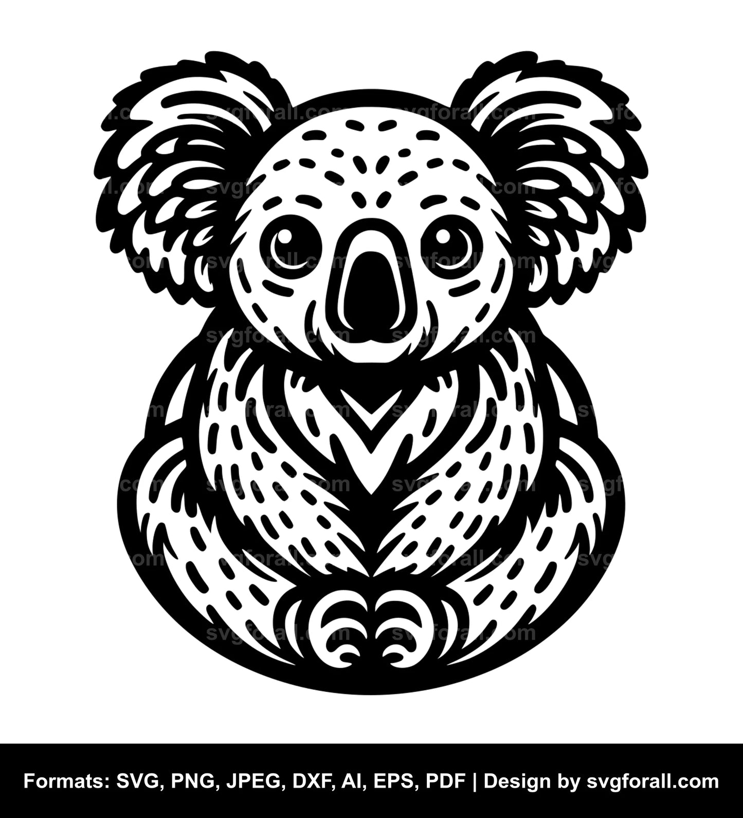 Koala SVG Clipart