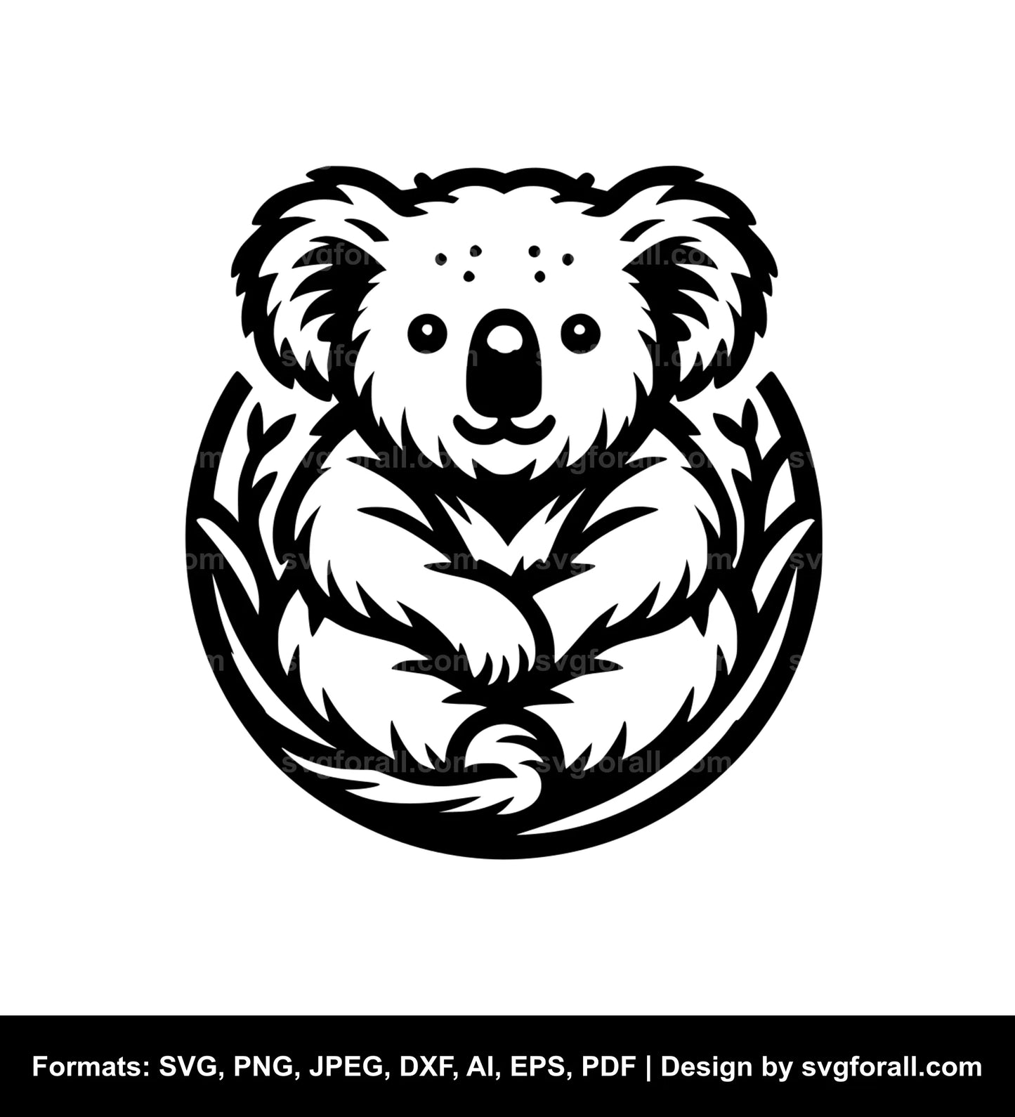 Koala SVG Cut File