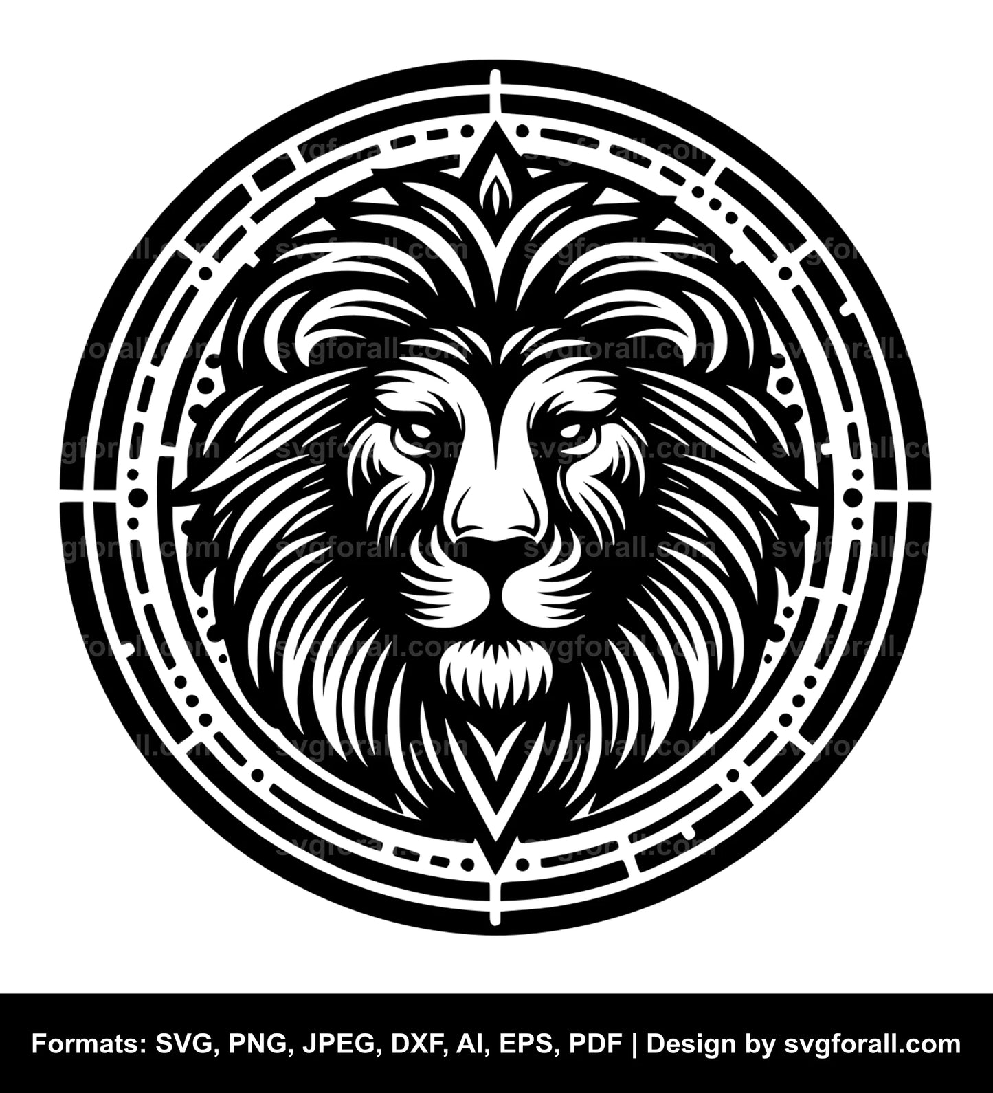 Lion Head Cricut SVG