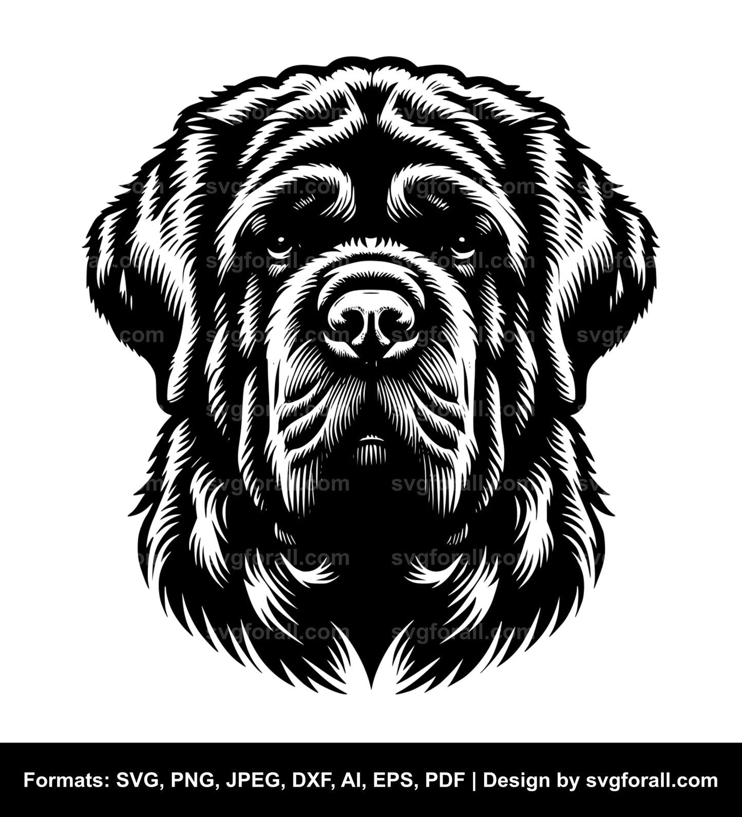 Neapolitan Mastiff Dog Cricut SVG