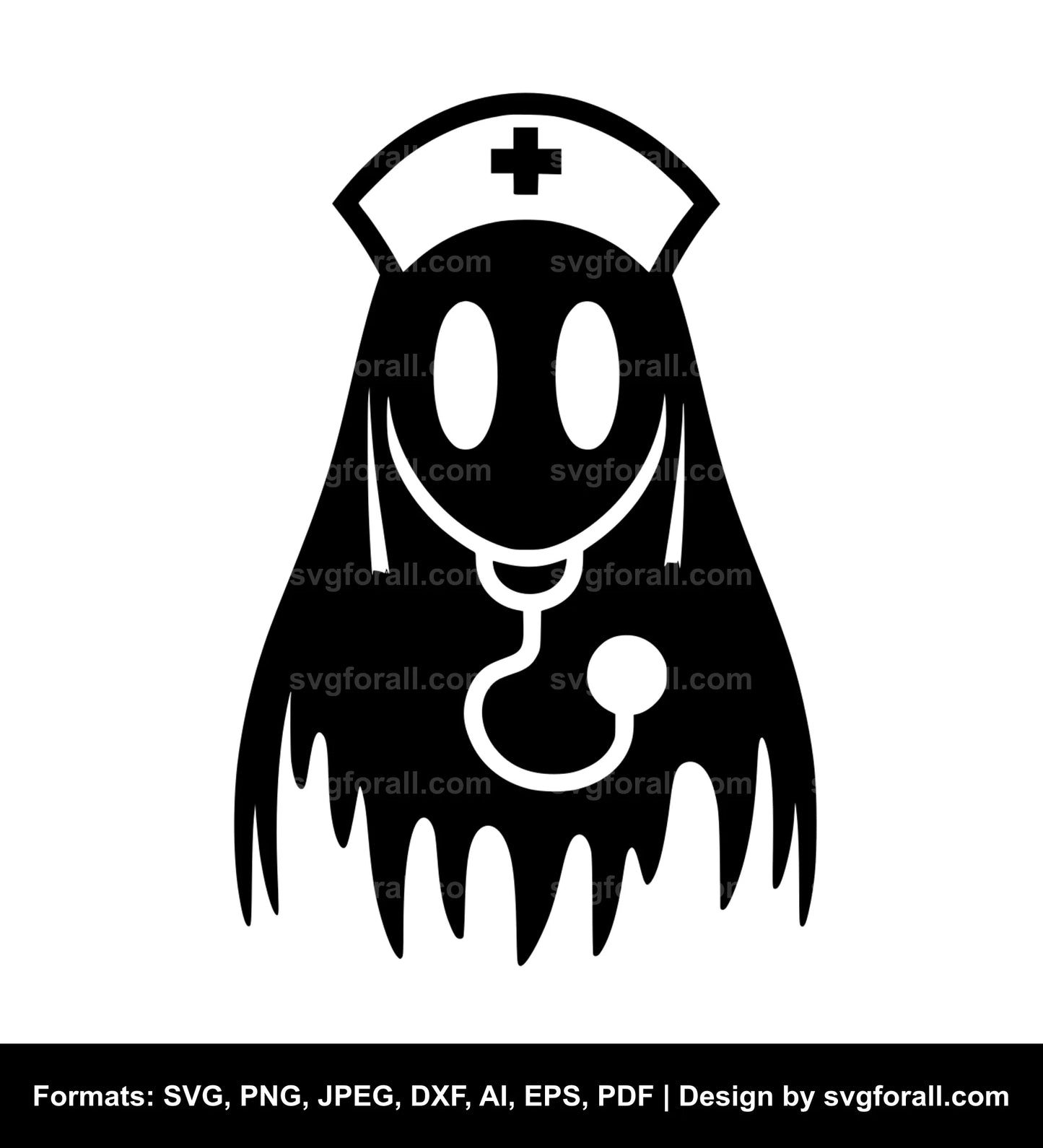 Nurse Ghost SVG File