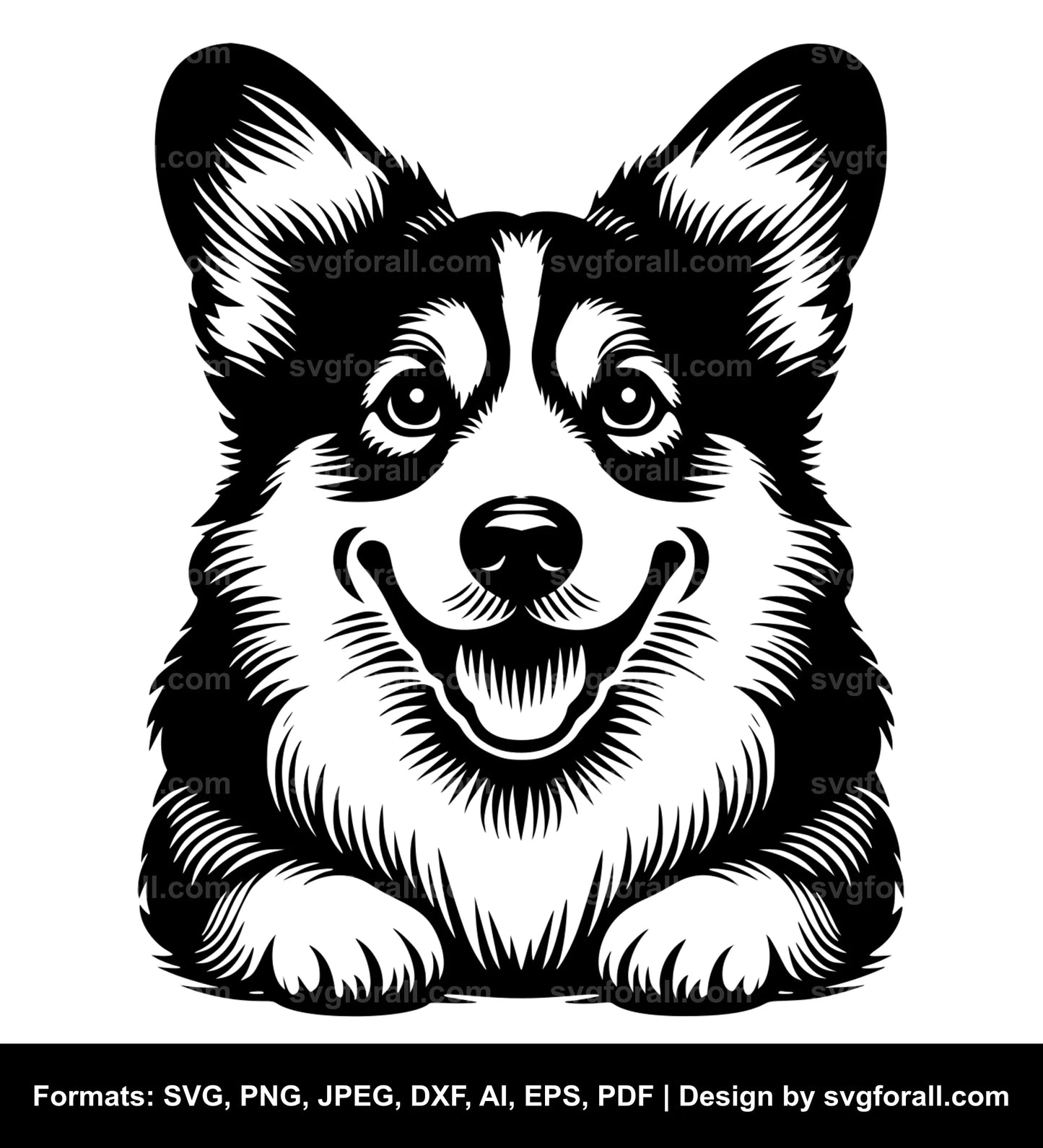 Pembroke Welsh Corgi Dog SVG PNG