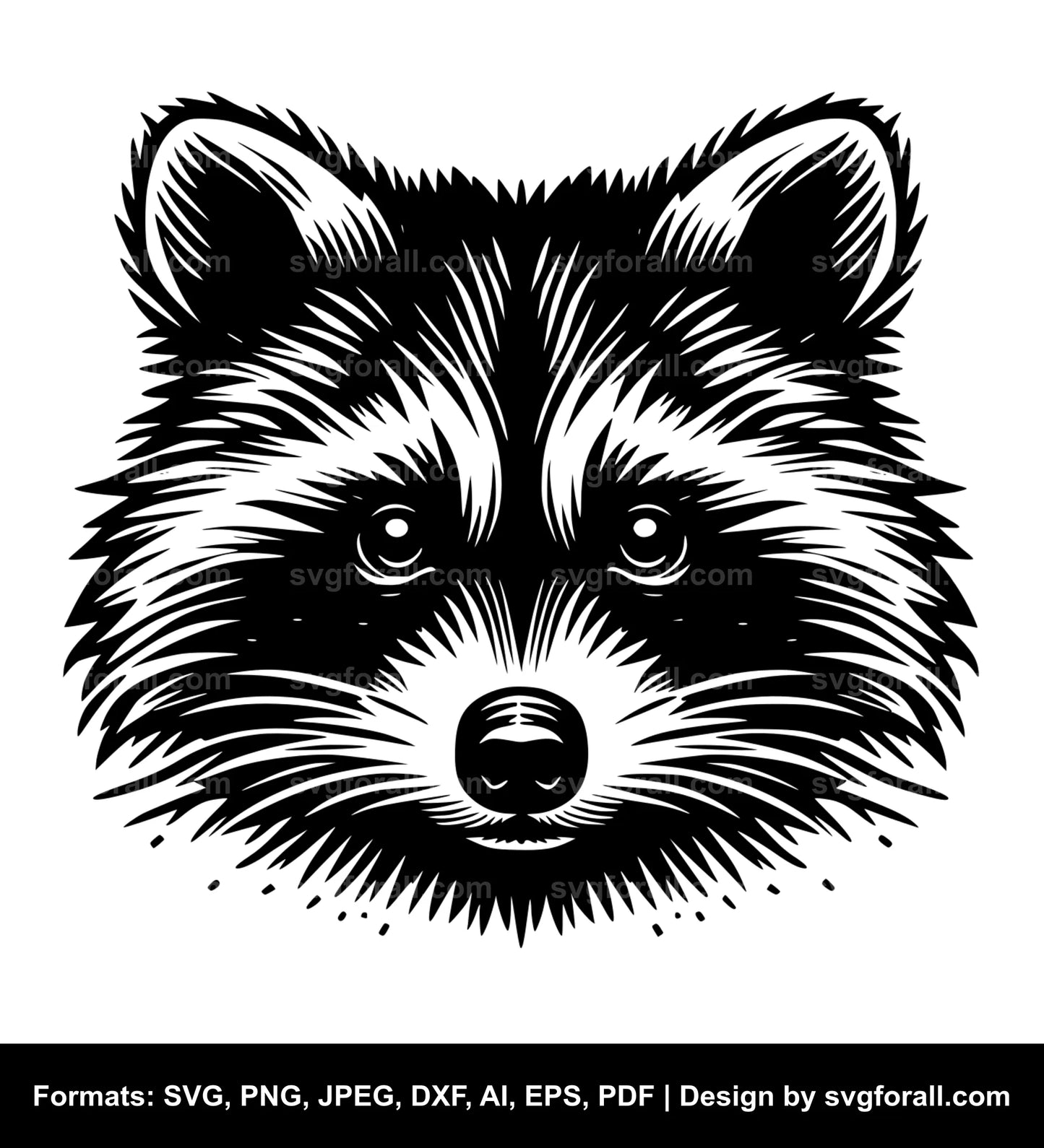 Raccoon Dog SVG Vector