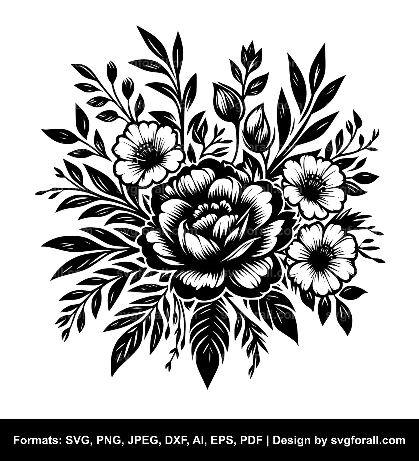 Rose SVG Design