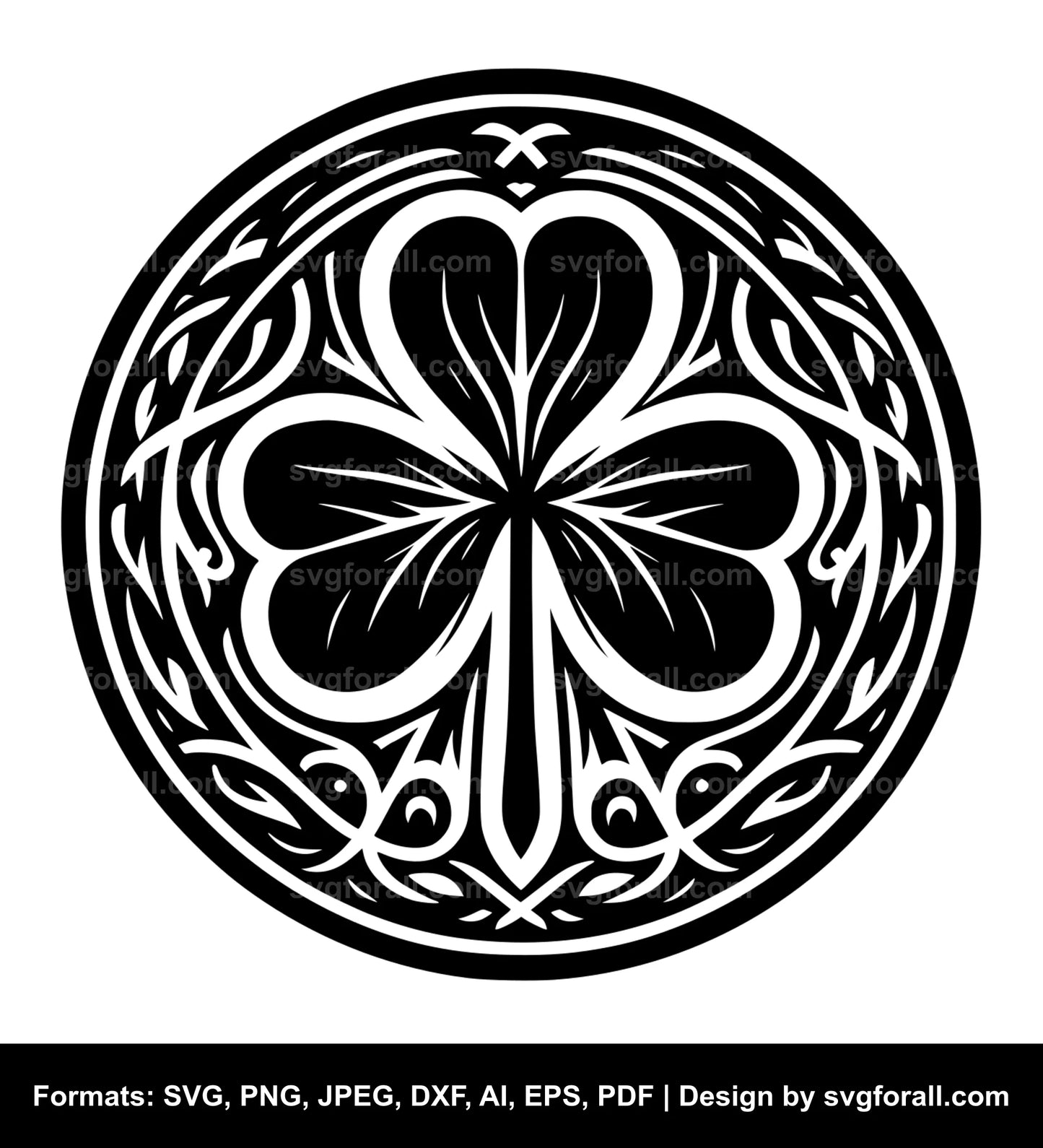 Shamrock SVG Vector