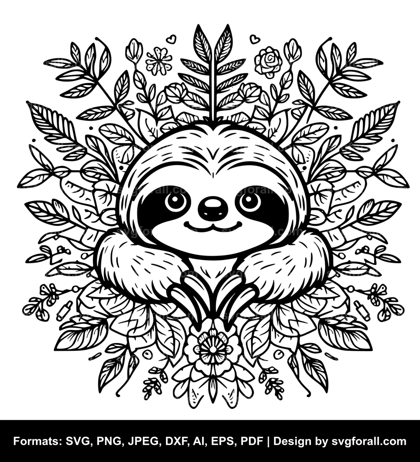 Sloth SVG Vector