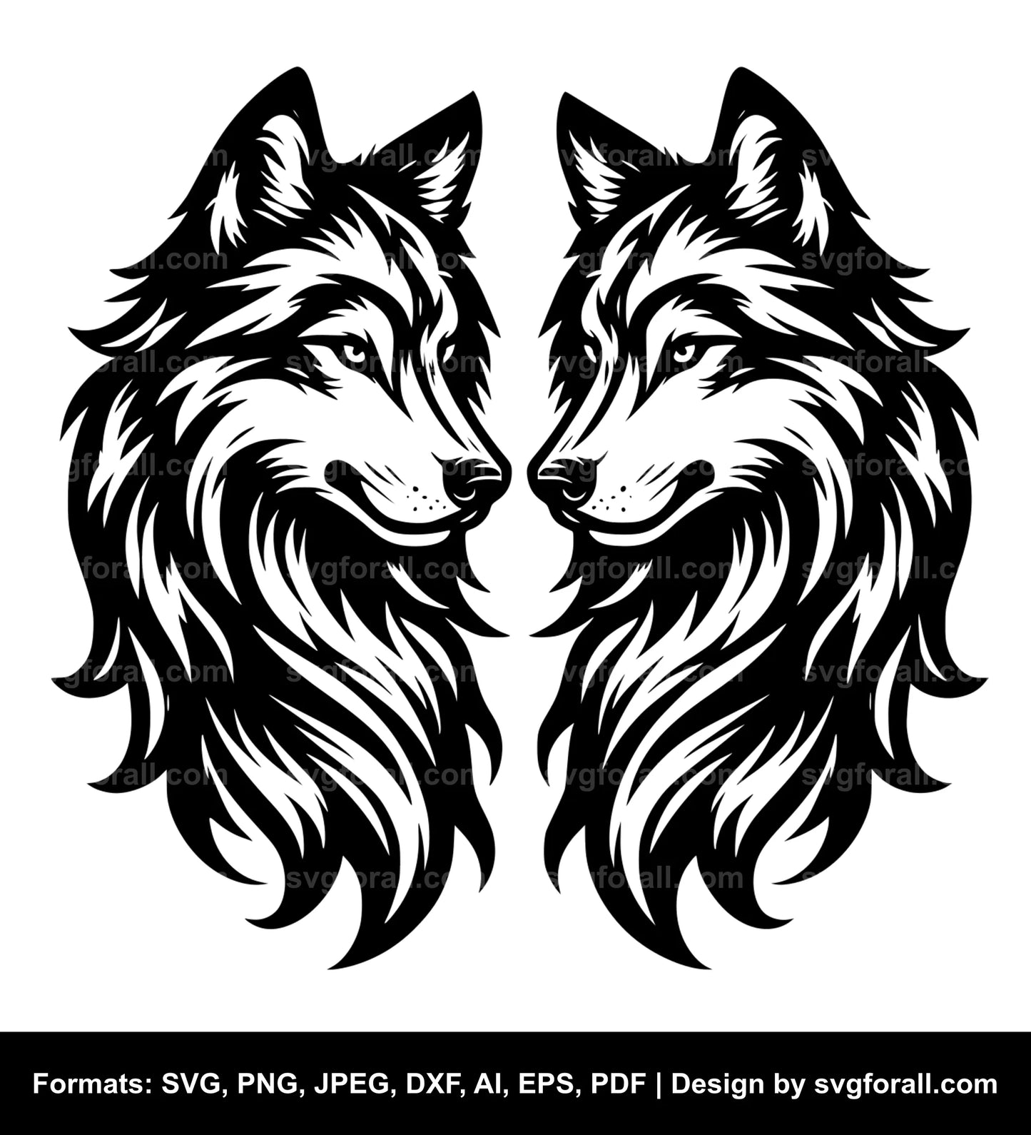 Wolf Cricut SVG