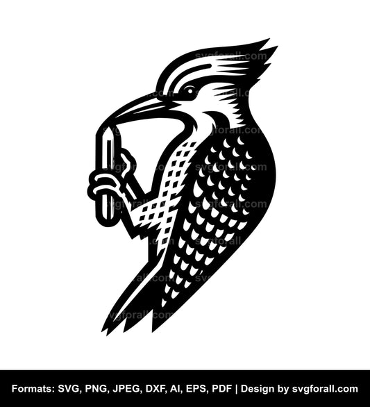 Woodpecker SVG Vector