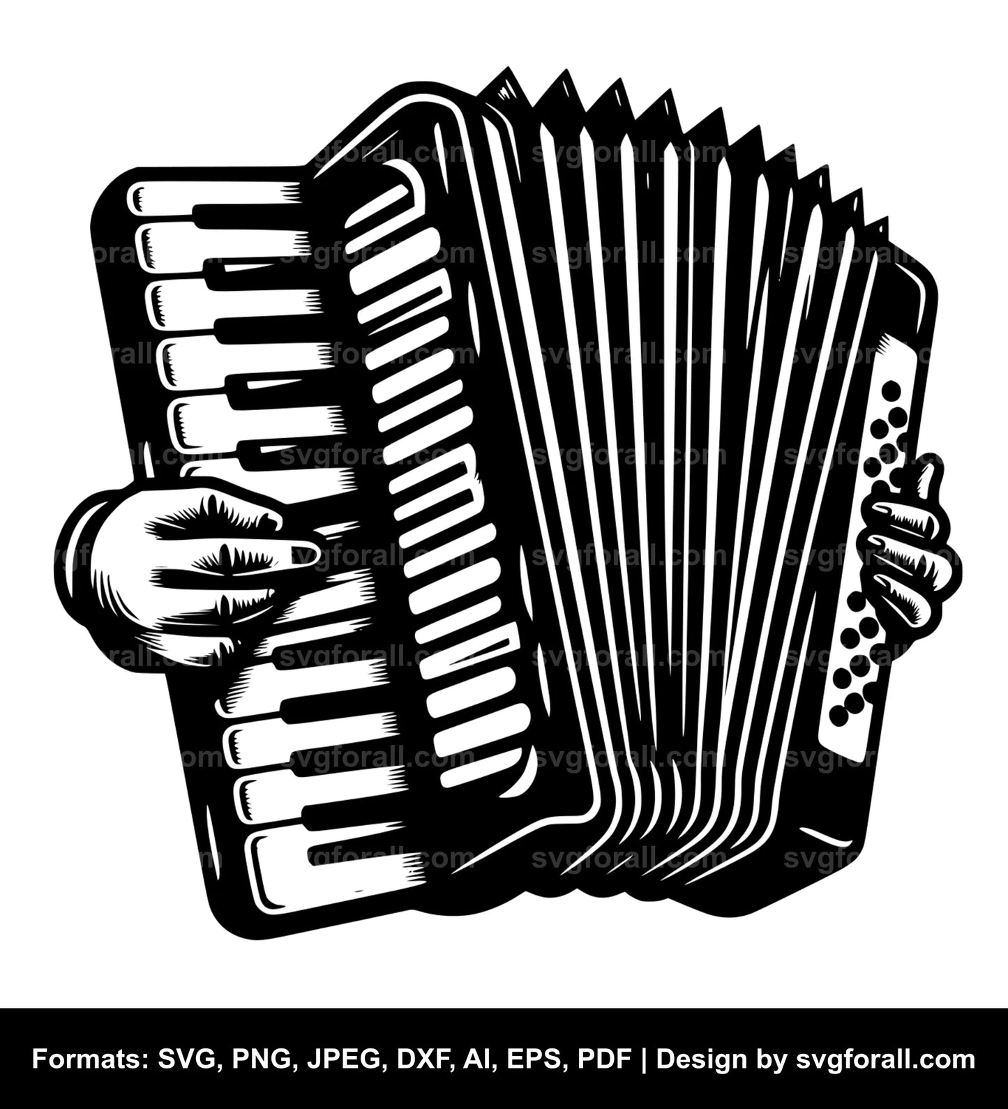 Accordion SVG Vector