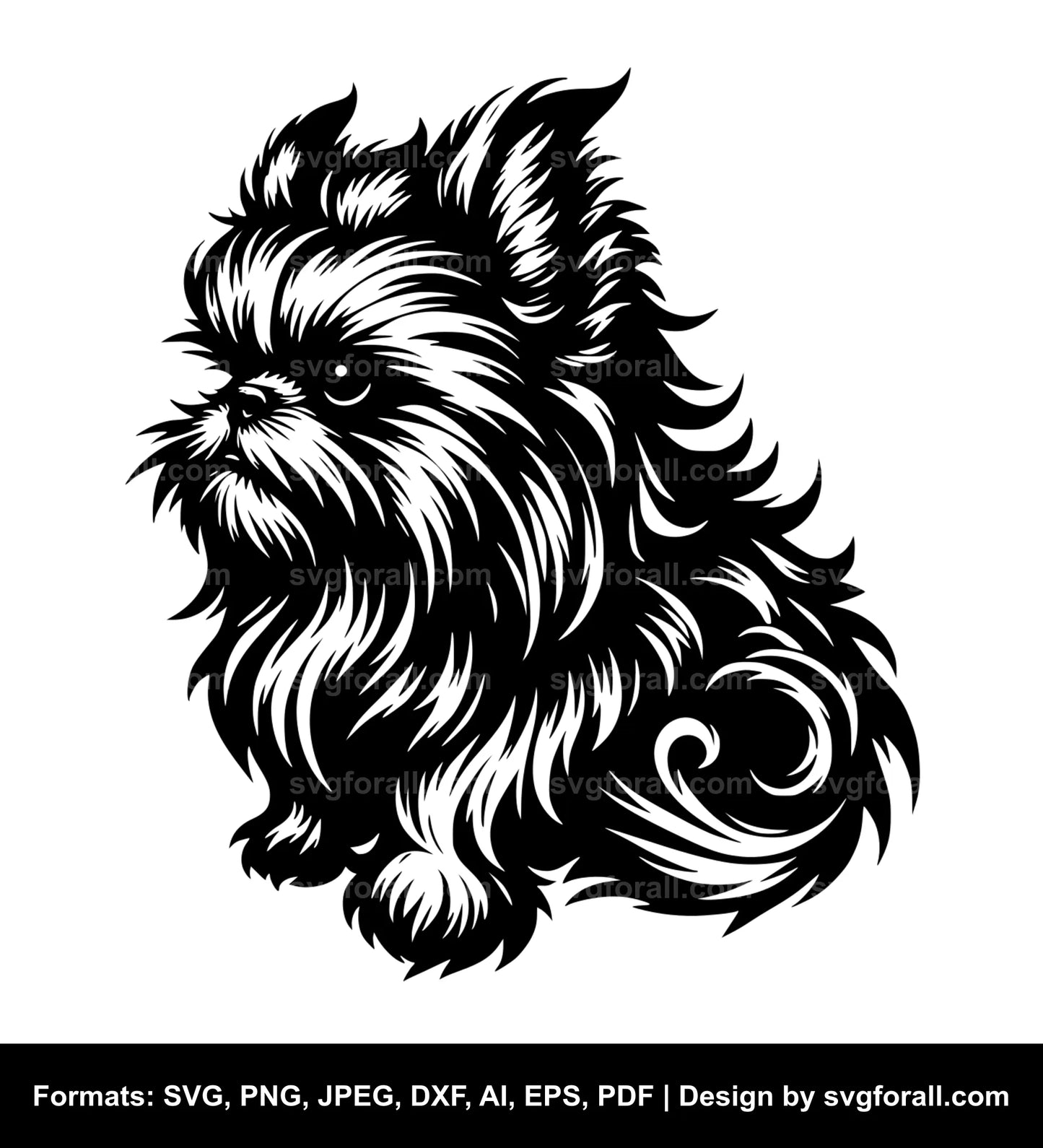 Affenpinscher Dog Cricut SVG