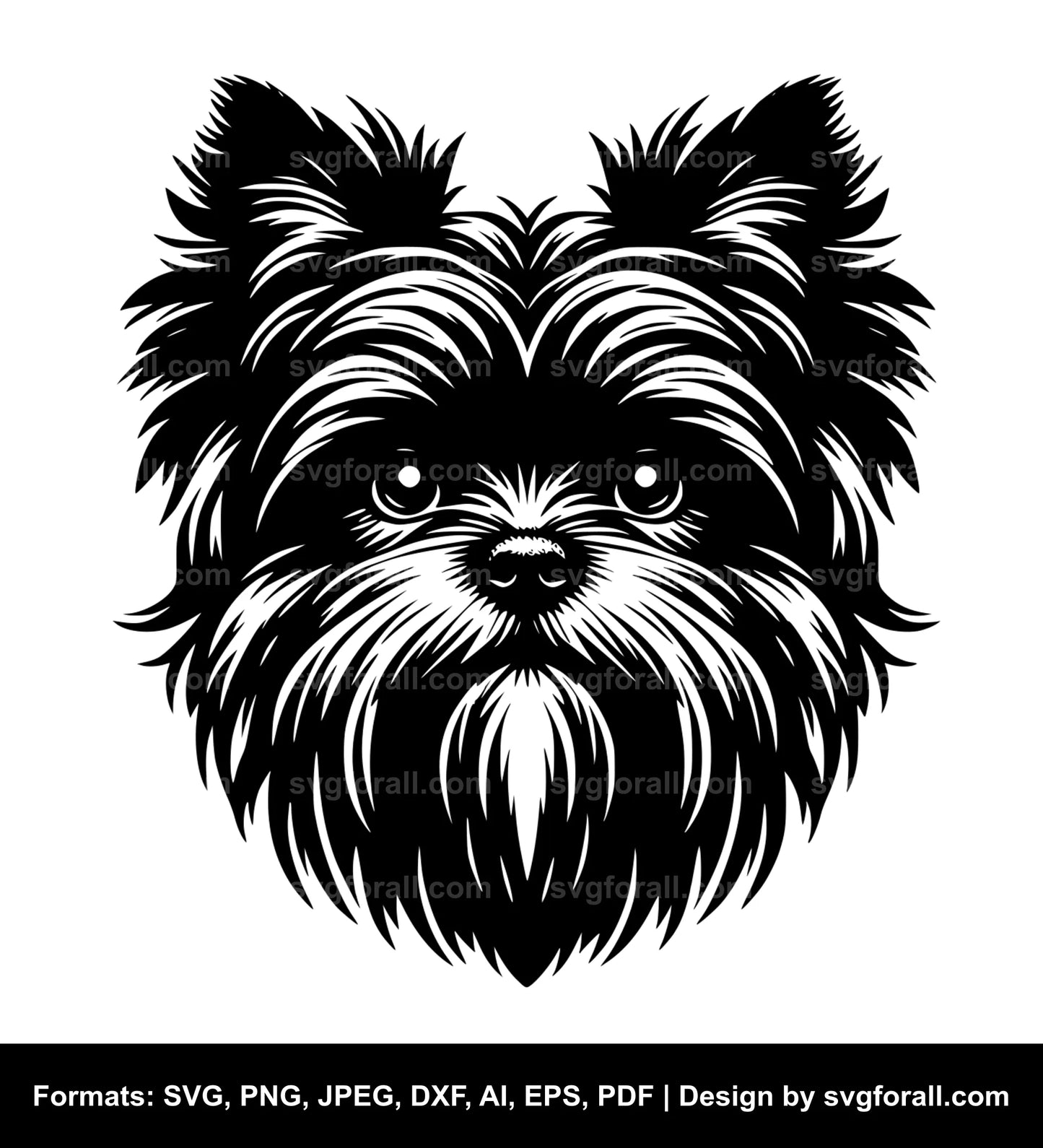 Affenpinscher Dog SVG Vector