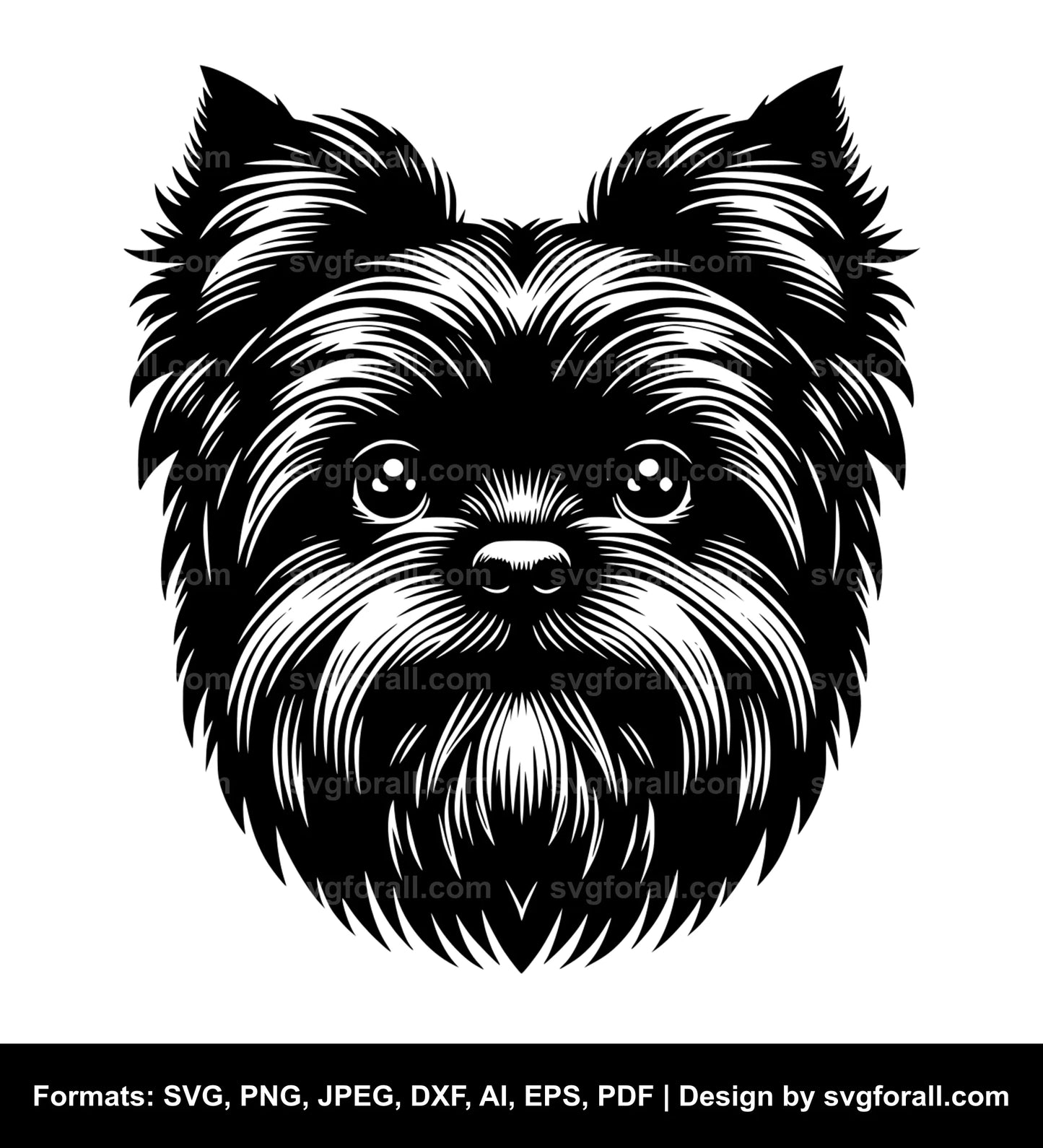 Affenpinscher Dog Vector SVG