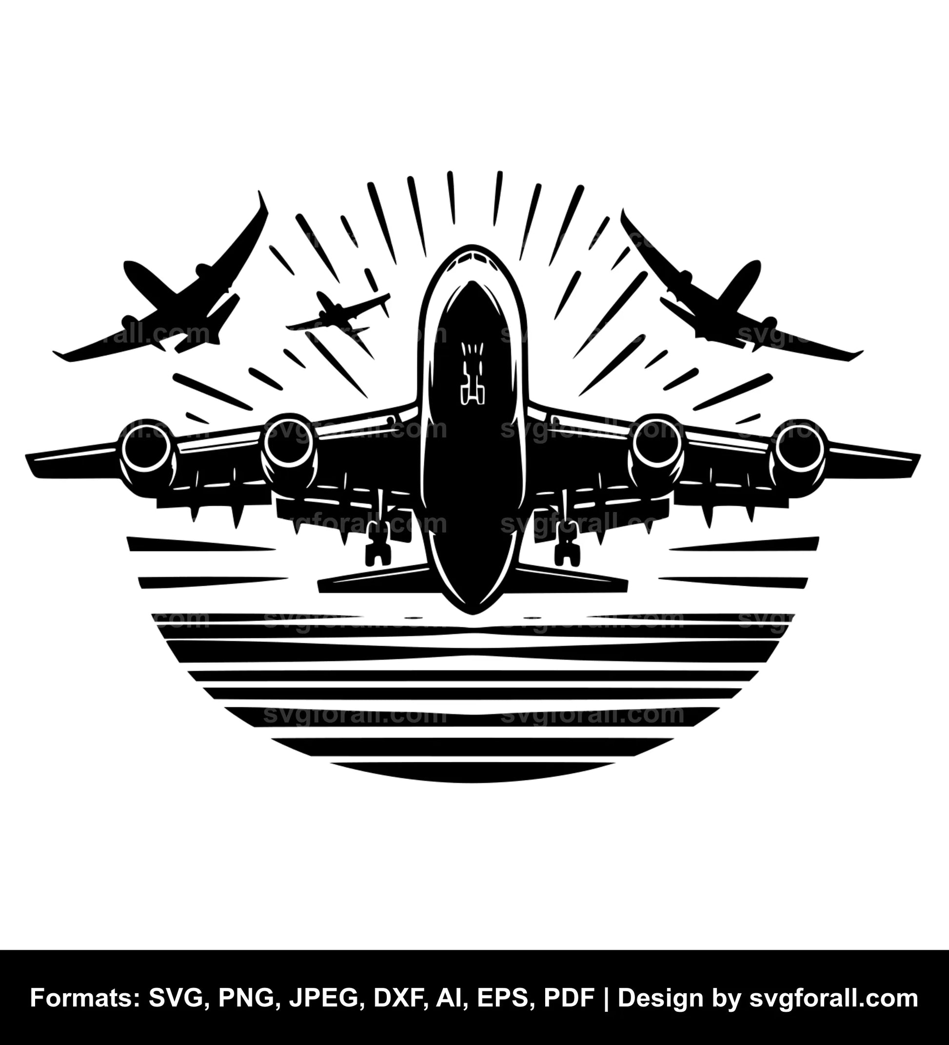 Aircraft SVG Vector