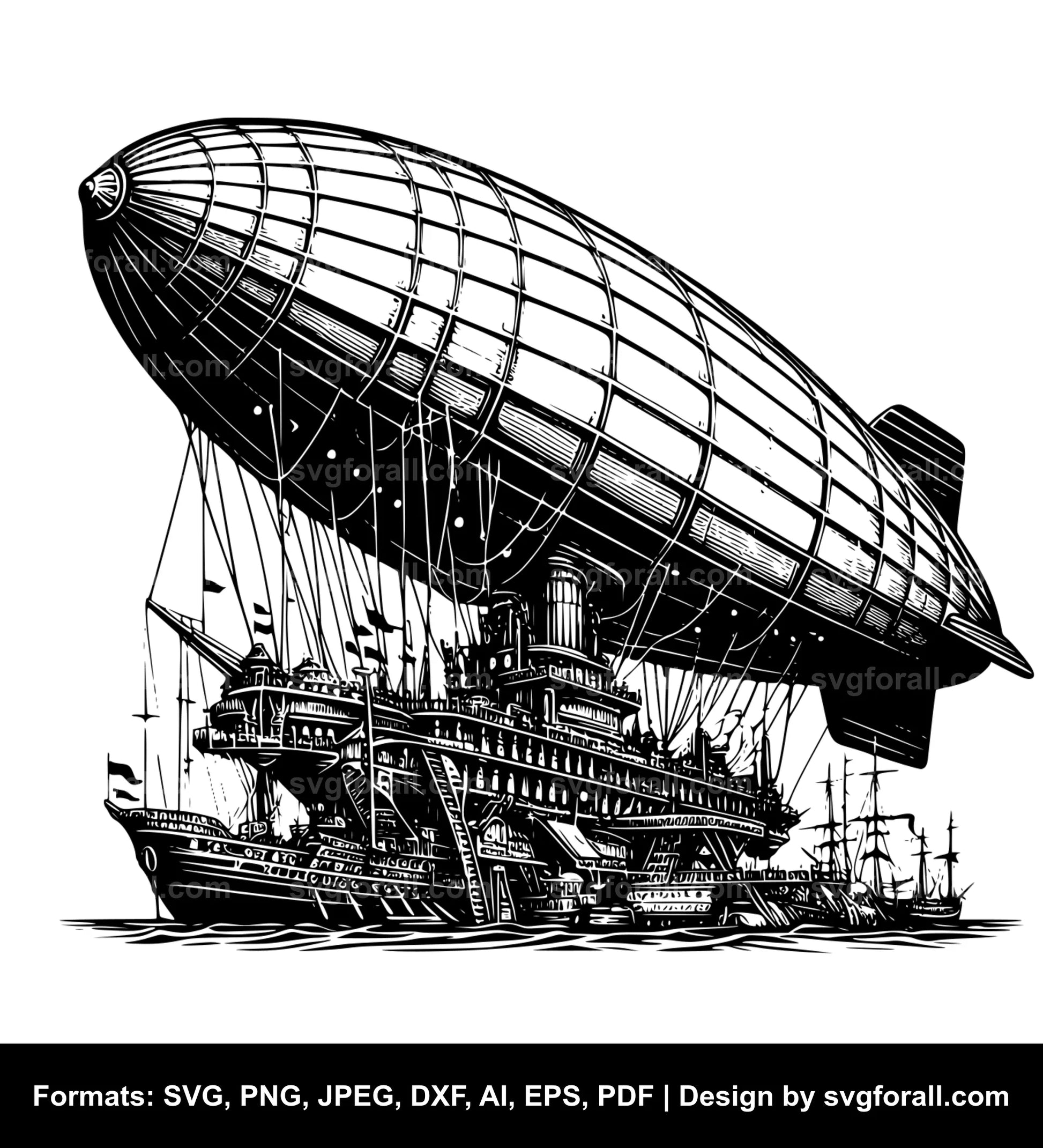 Airship SVG File