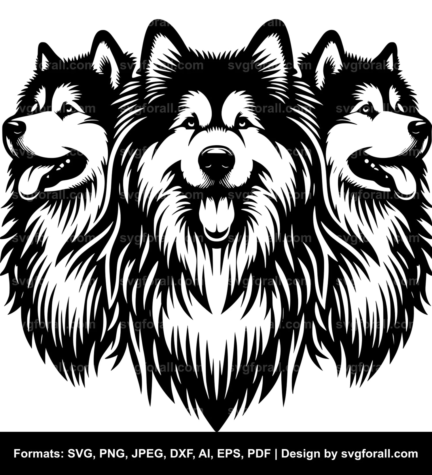 Alaskan Malamute Dog Cricut SVG