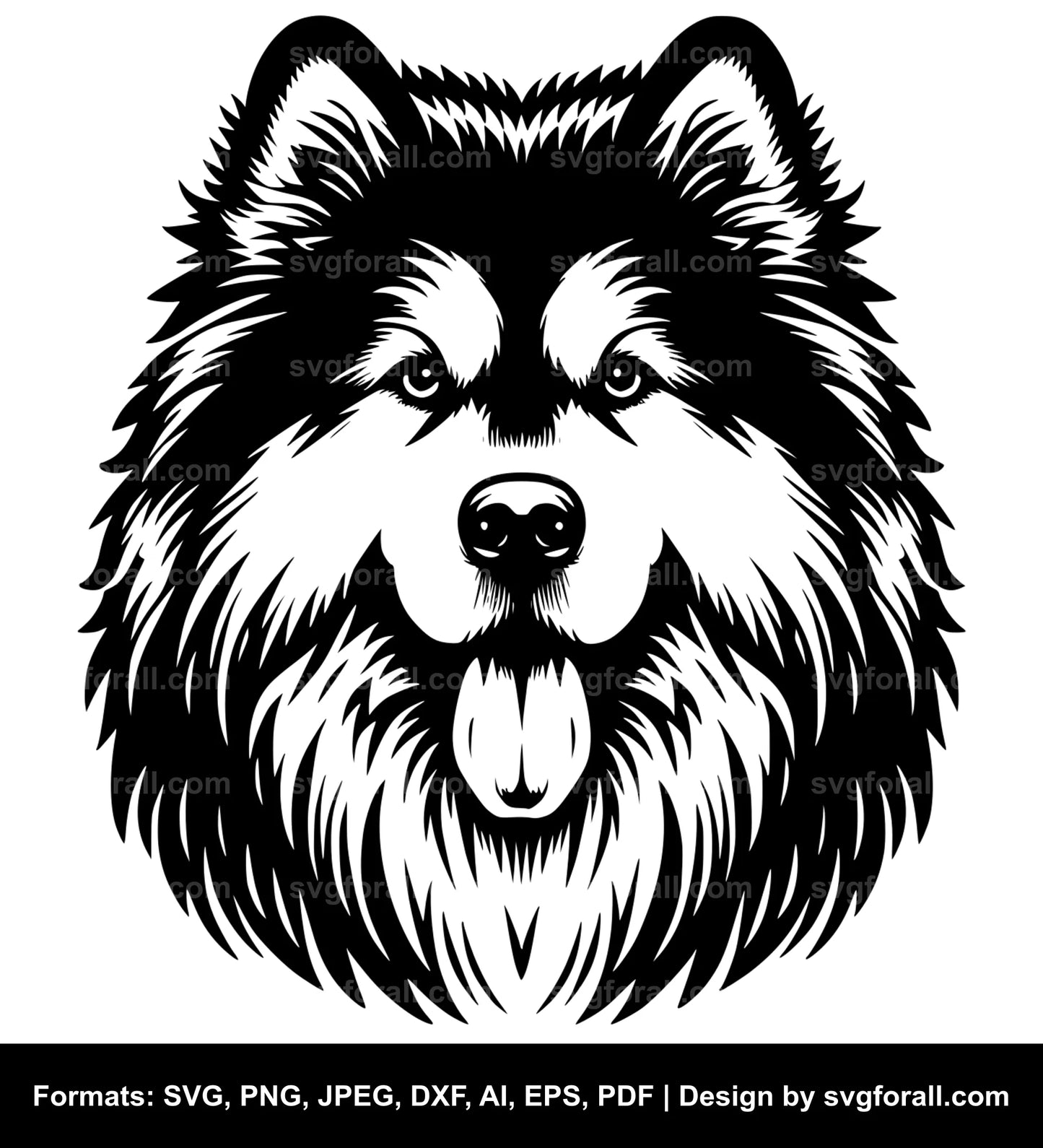 Alaskan Malamute Dog SVG