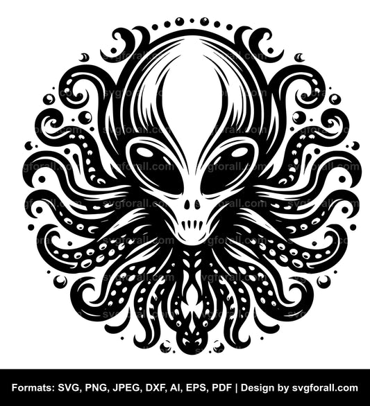 Alien Black SVG