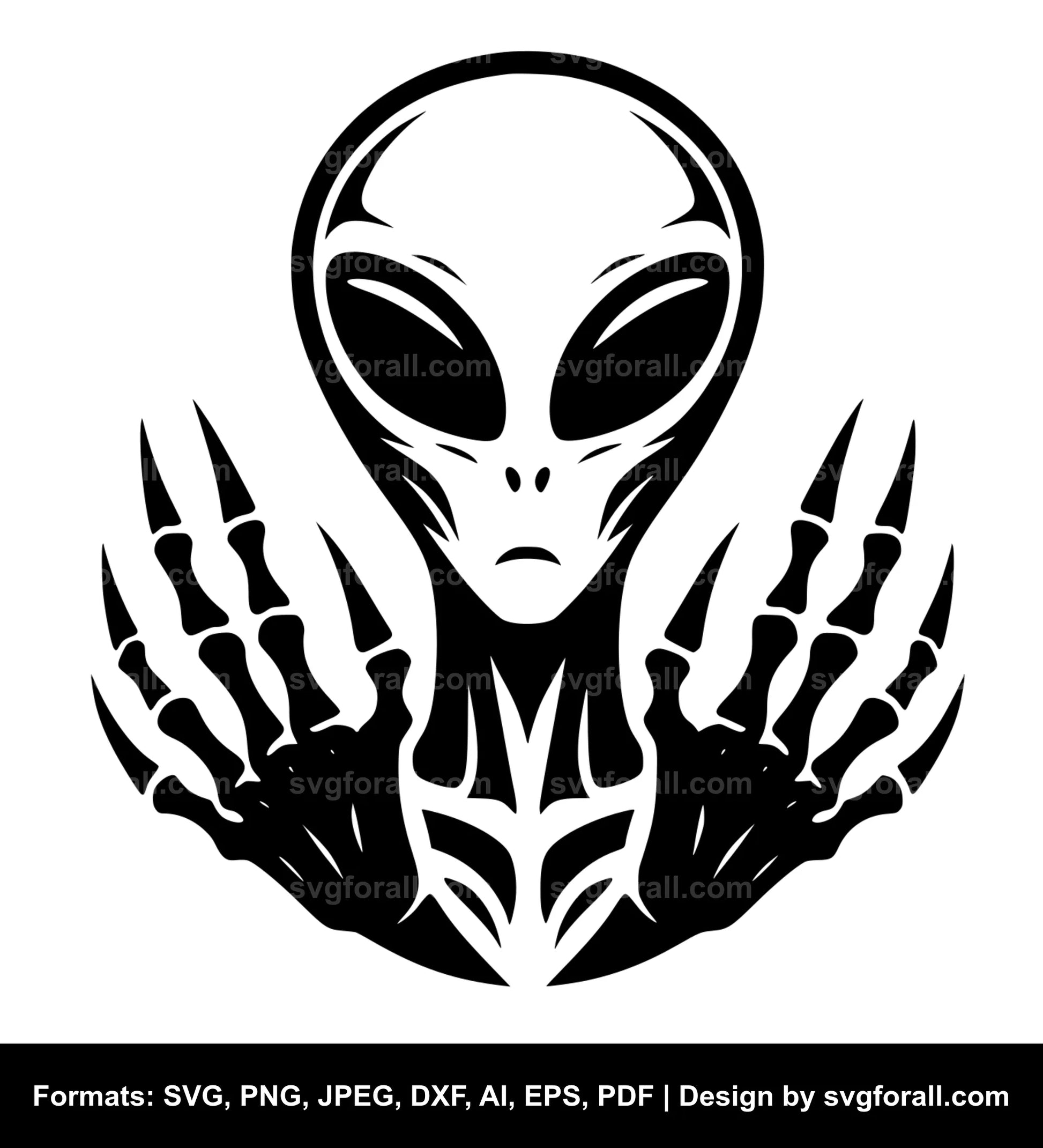 Alien Cricut SVG