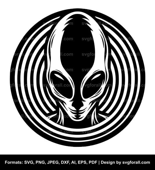 Alien SVG Vector