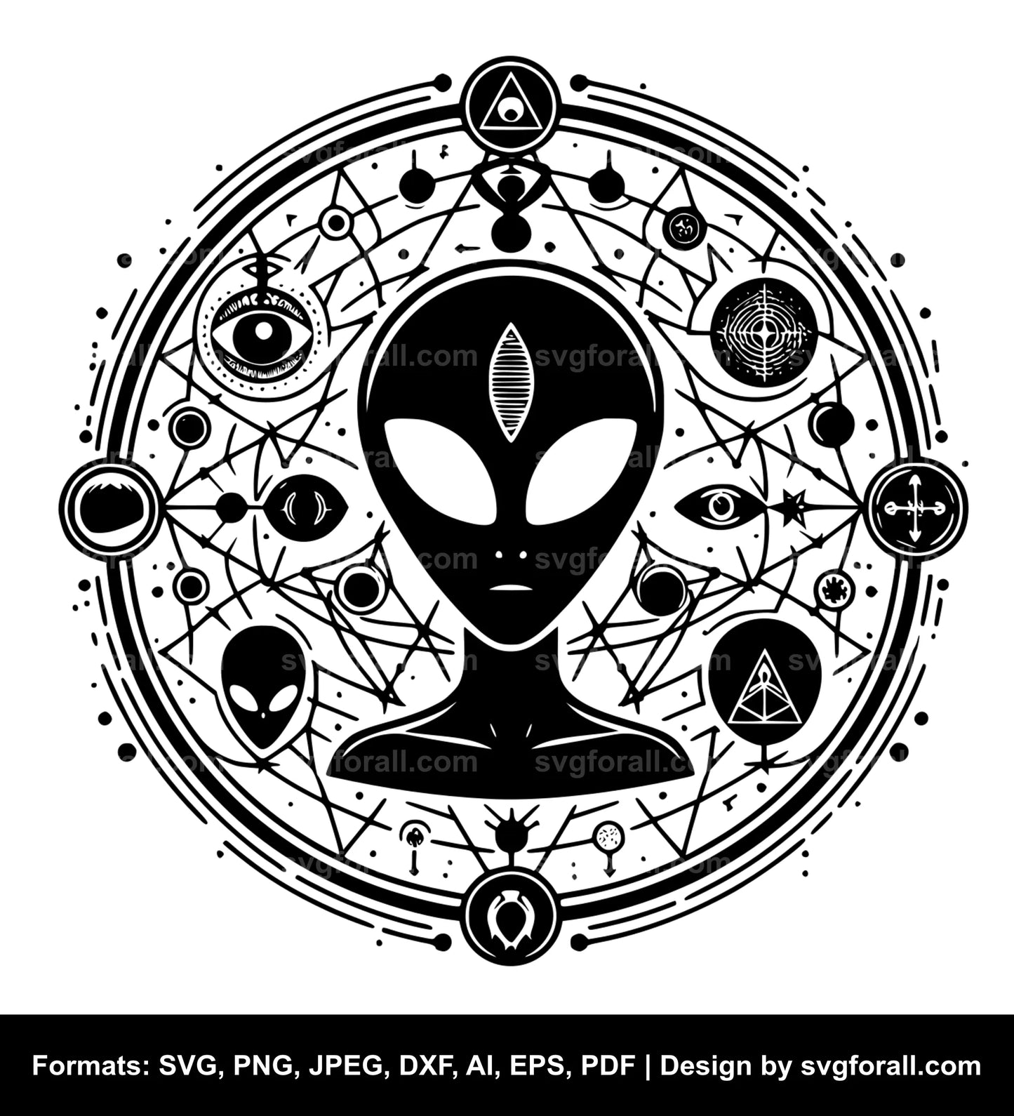 Alien Vector SVG