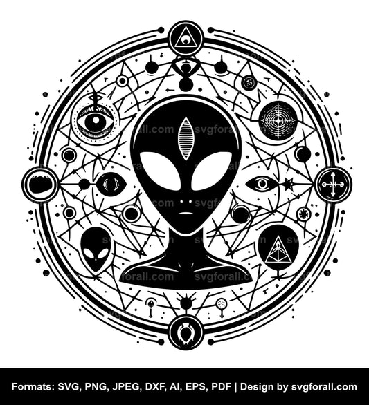 Alien Vector SVG