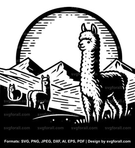 Alpaca SVG