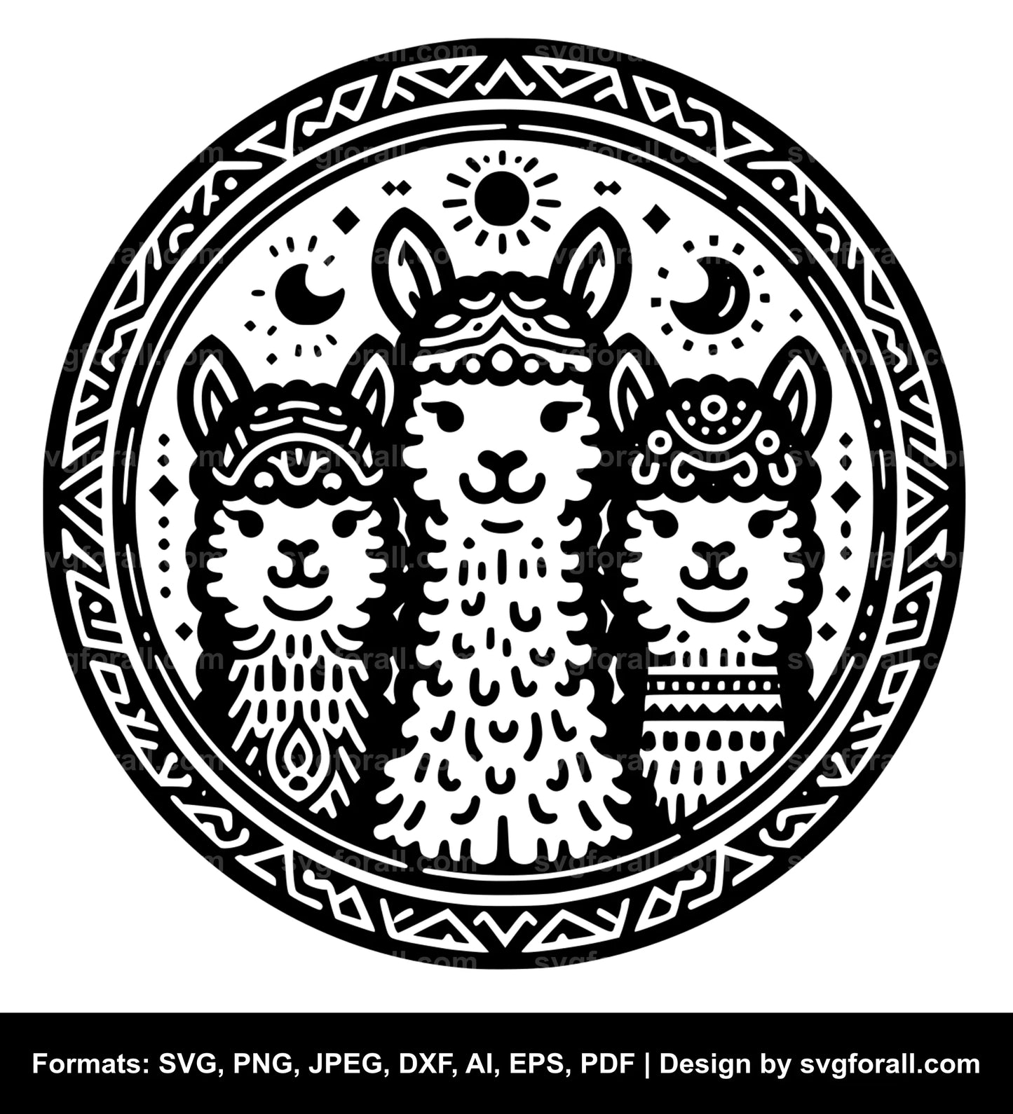 Alpaca SVG PNG