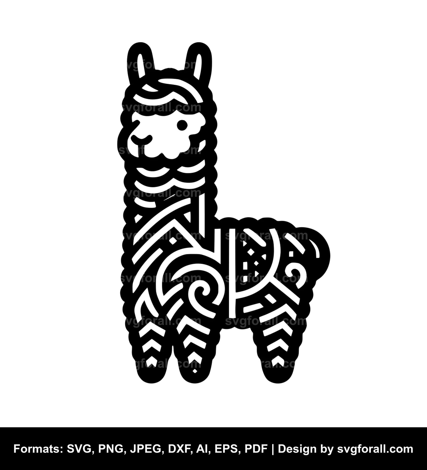 Alpaca Vector SVG