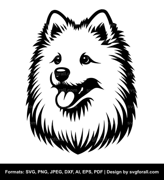 American Eskimo Dog SVG PNG