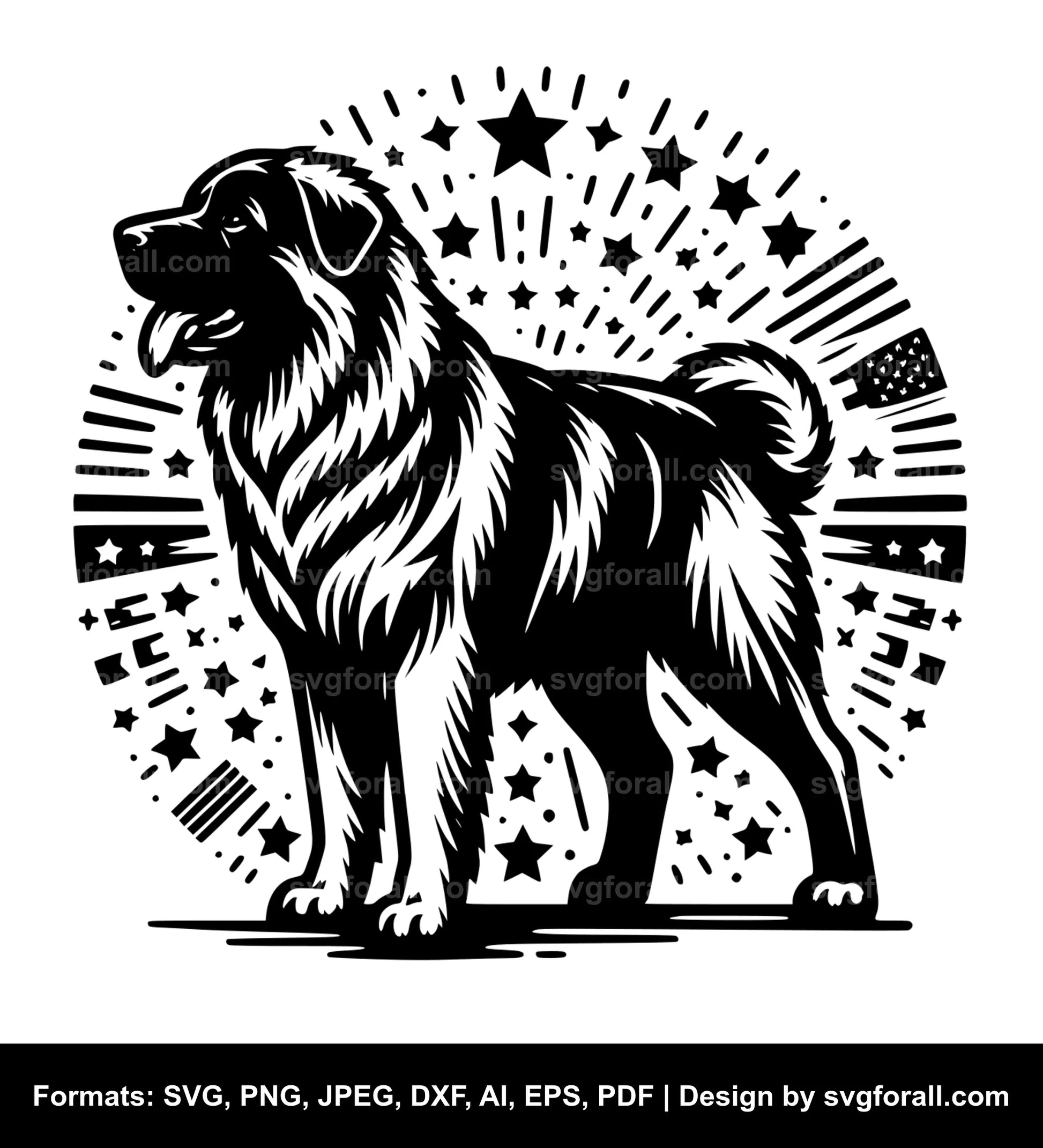 Anatolian Shepherd Dog SVG Vector