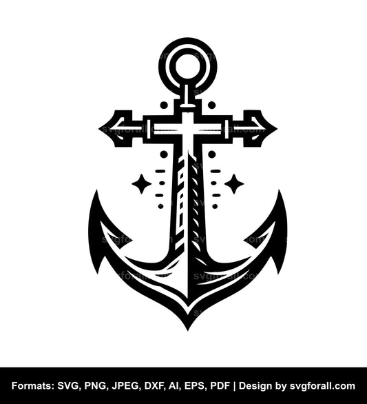 Anchor Black SVG