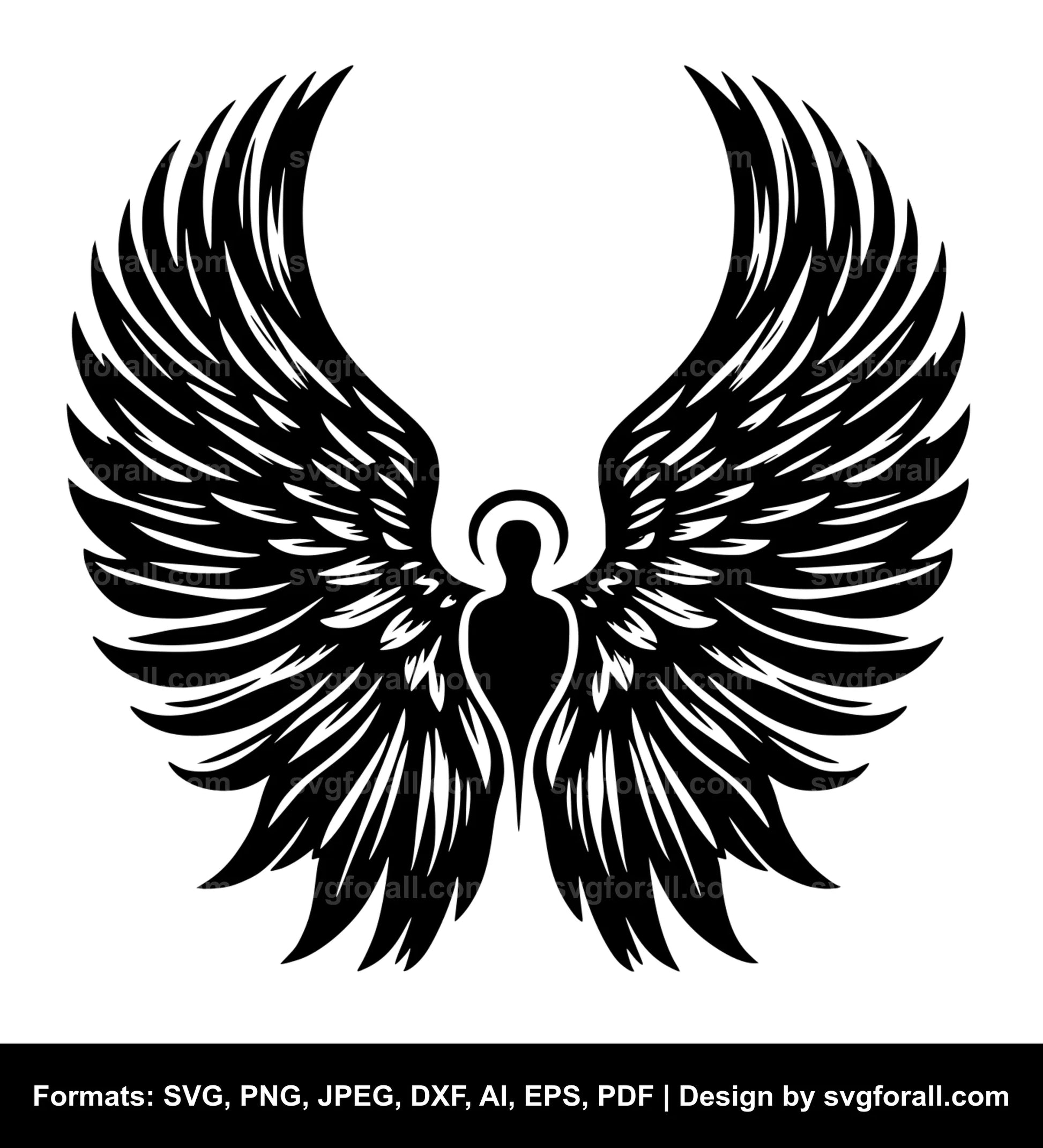 Angel Wings SVG File