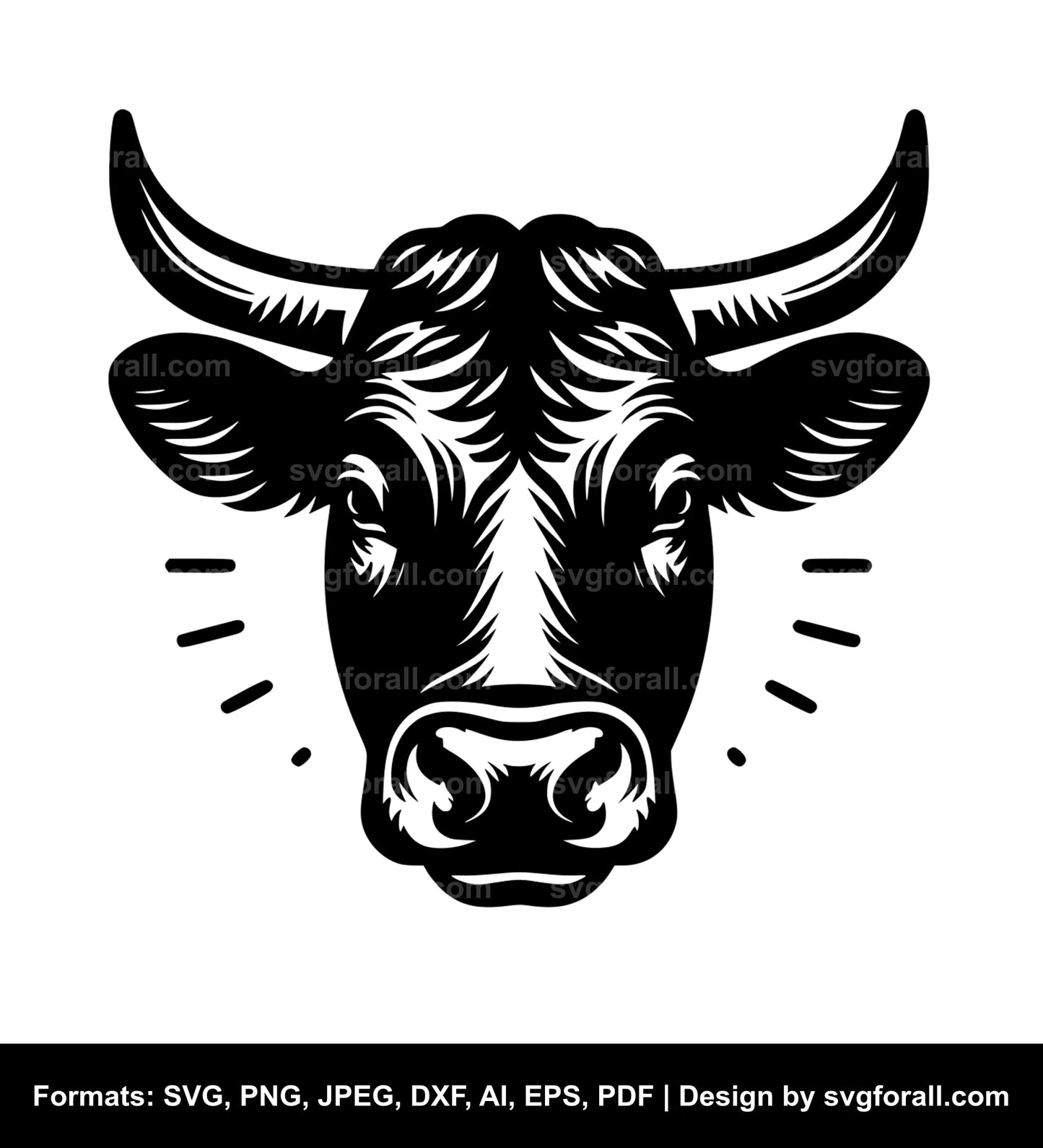 Angus Cow Vector SVG