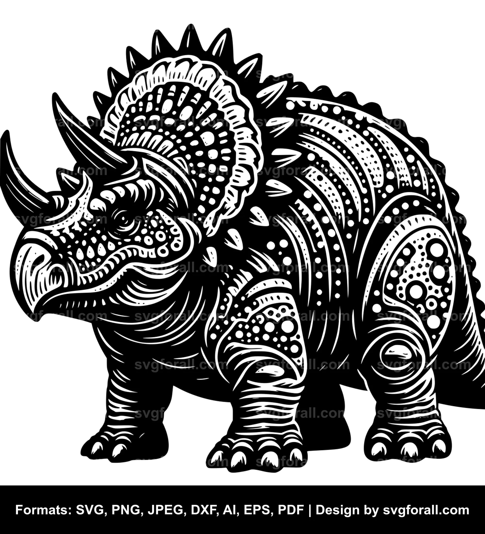 Ankylosaurus SVG Vector