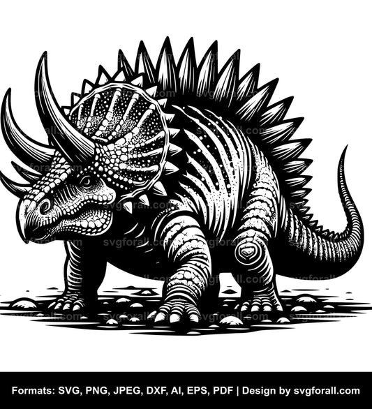 Ankylosaurus Vector SVG