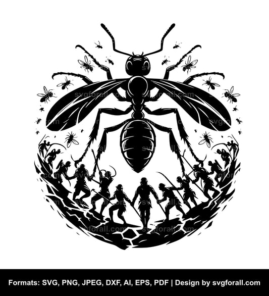 Ant Black SVG