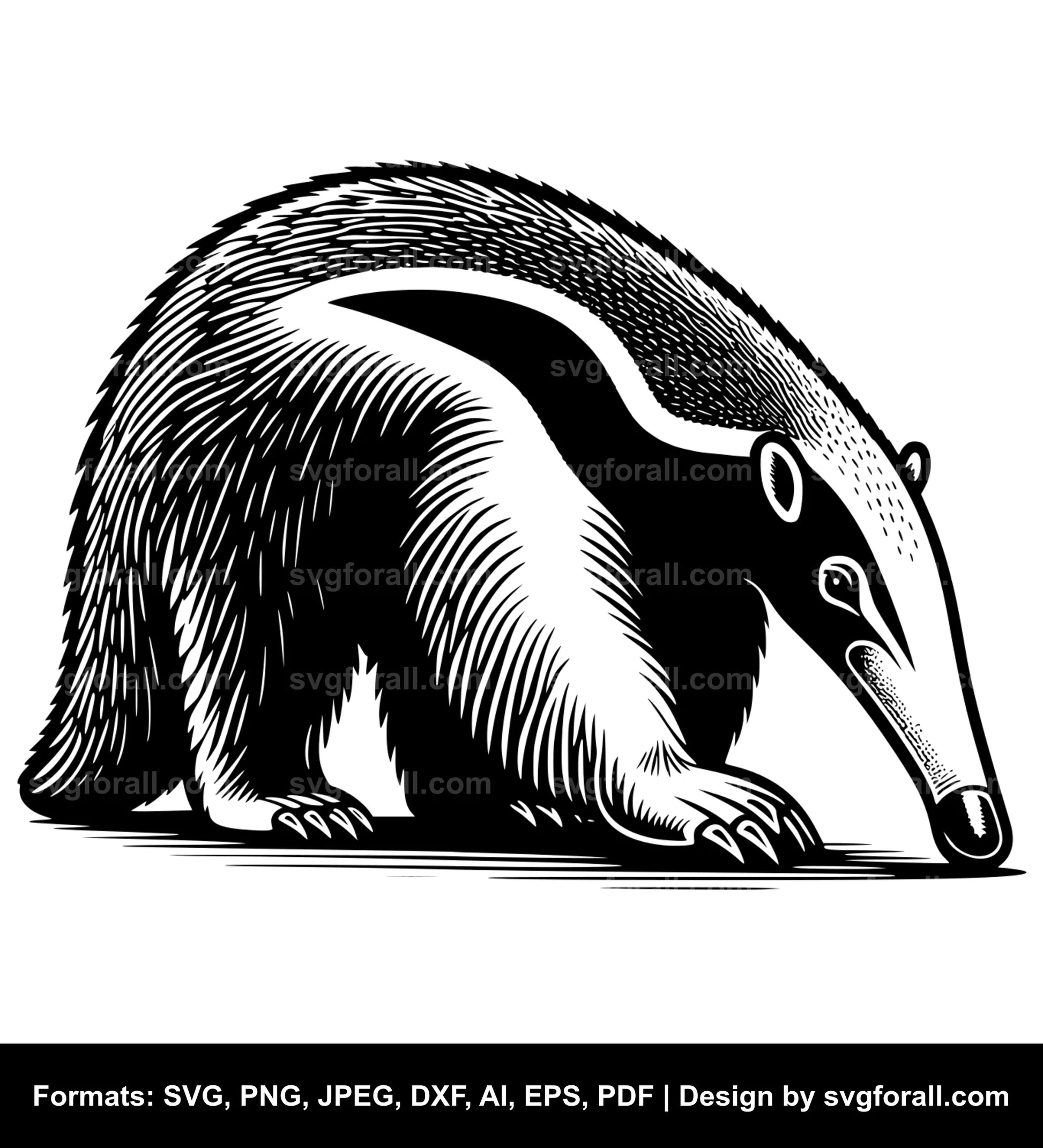 Anteater SVG Design