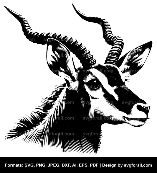 Antelope Black SVG