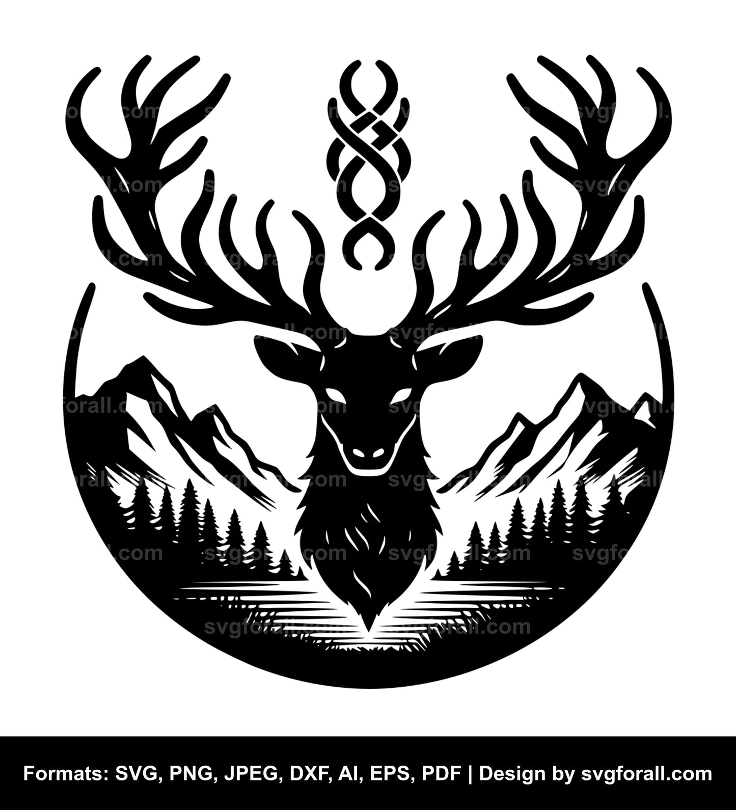 Antler SVG File