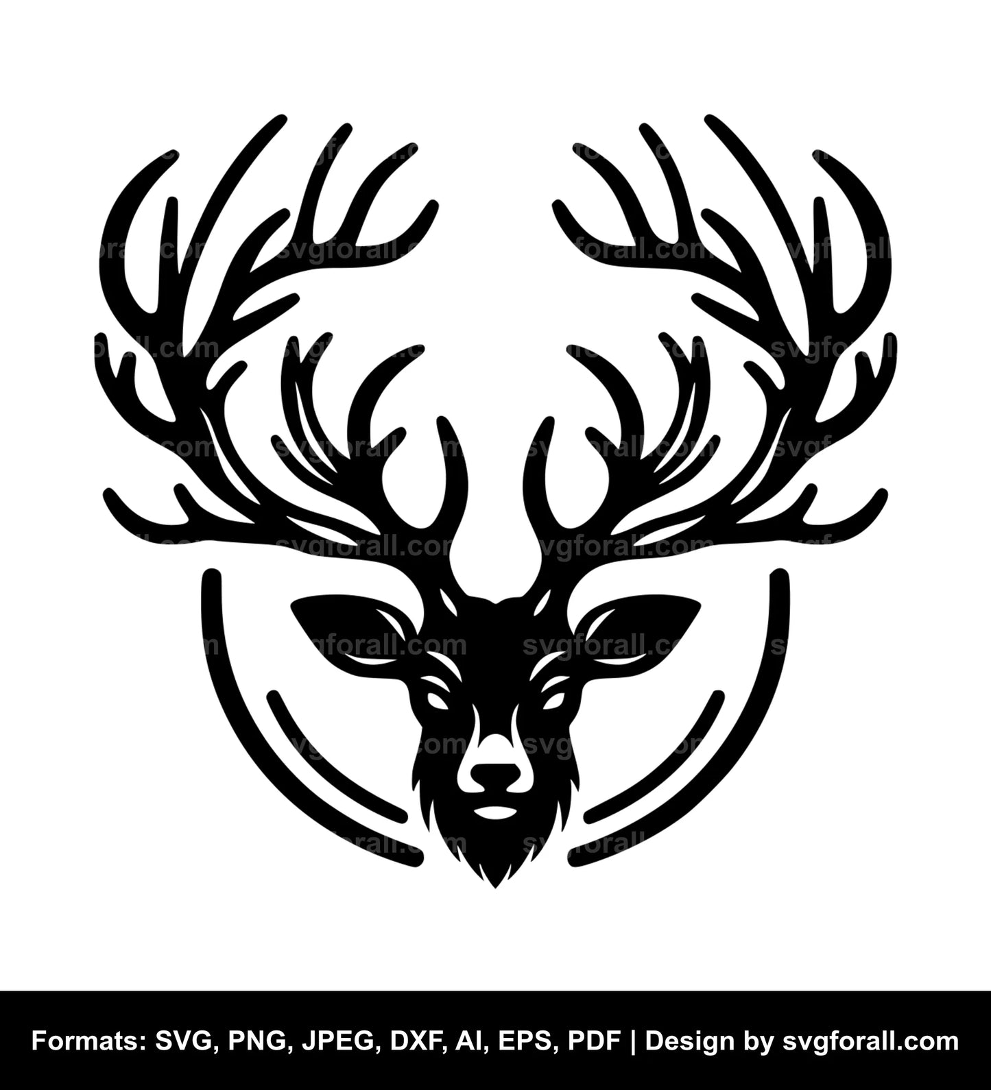 Antlers SVG Clip Art