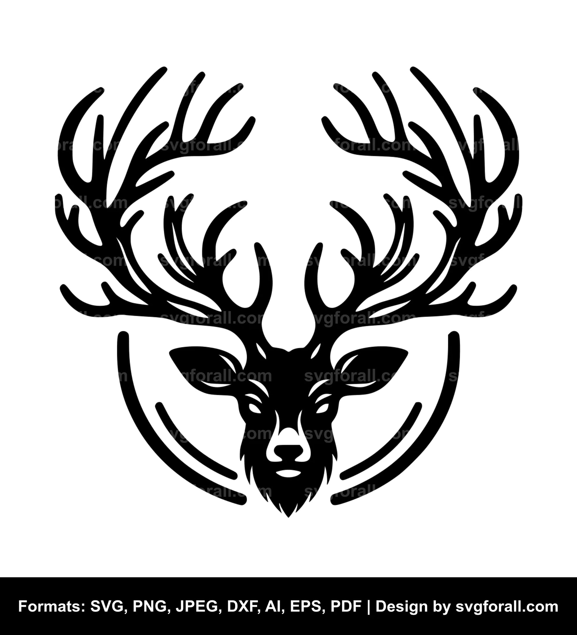 Antlers SVG Clip Art