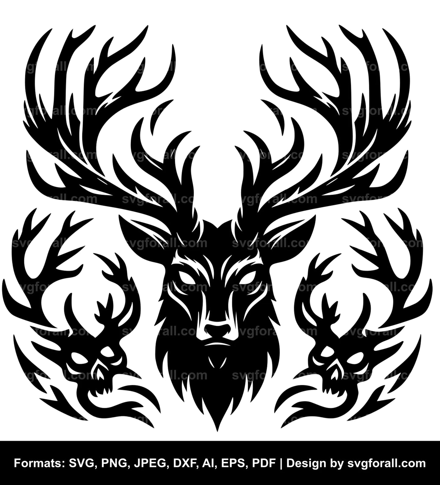 Antlers SVG Clipart