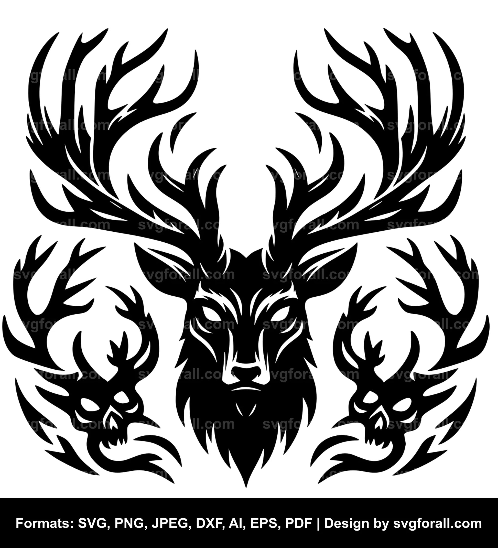 Antlers SVG Clipart