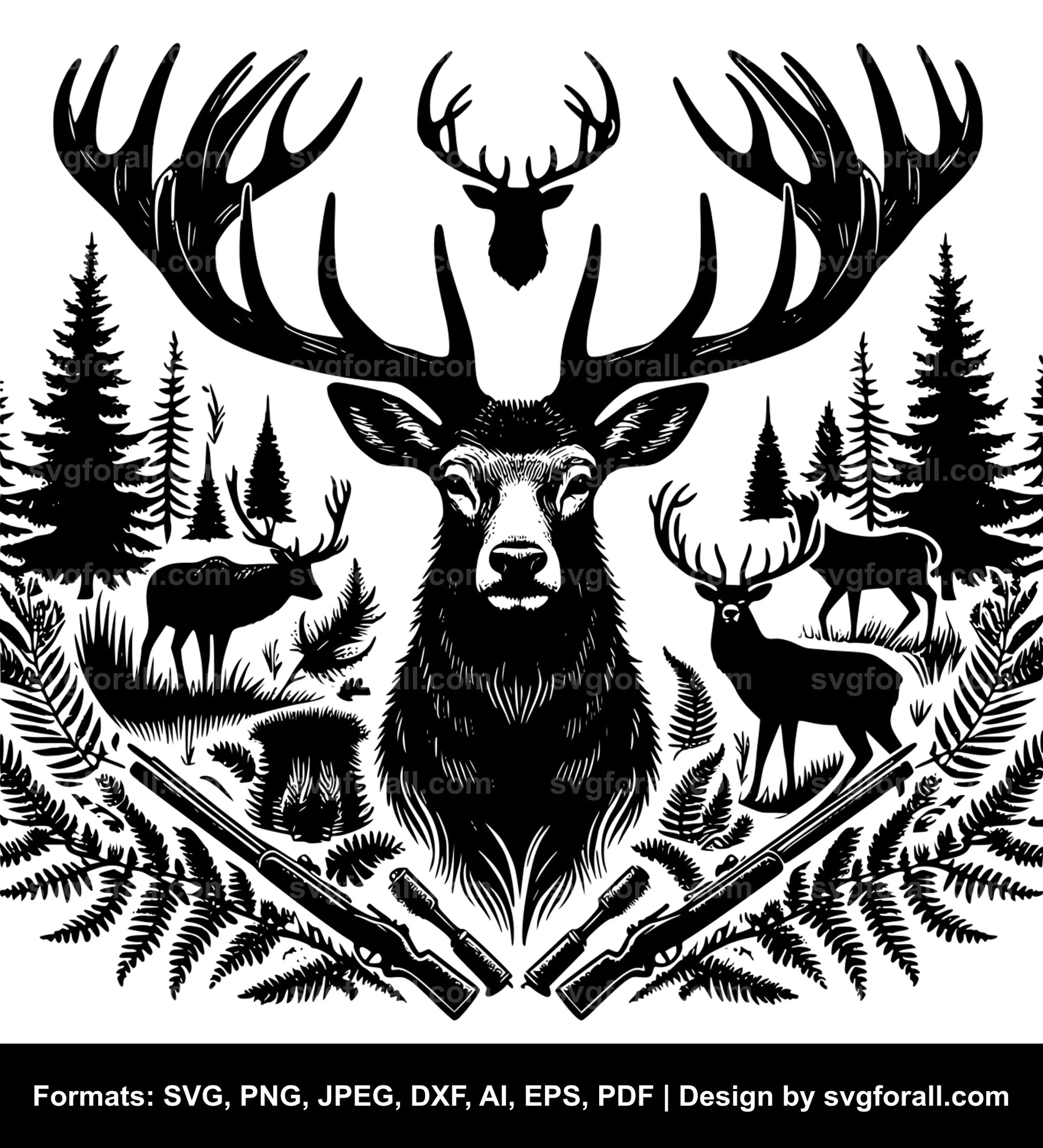 Antlers Vector SVG