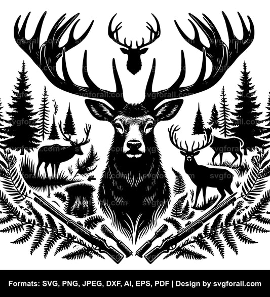 Antlers Vector SVG